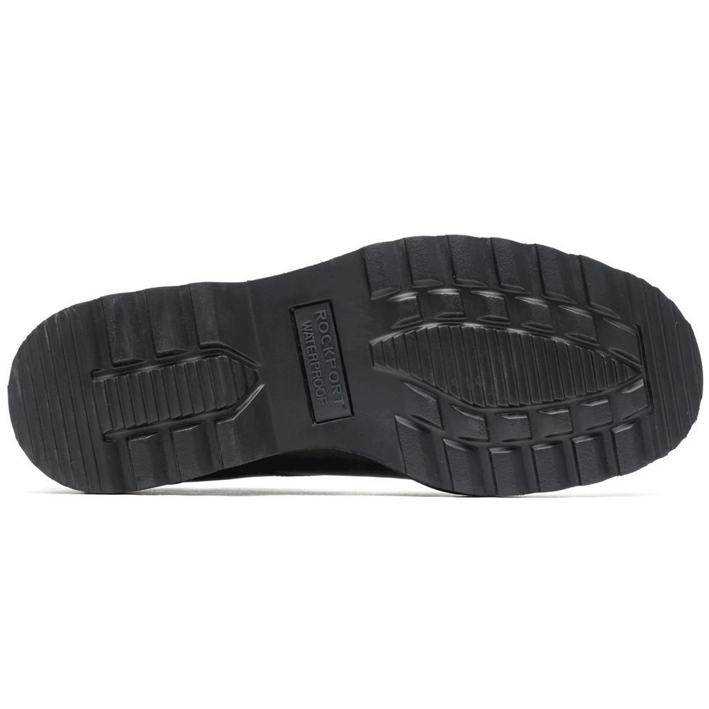 Oksfordki Rockport Męskie Ciemny Brązowe - Northfield Waterproof - KS6917430